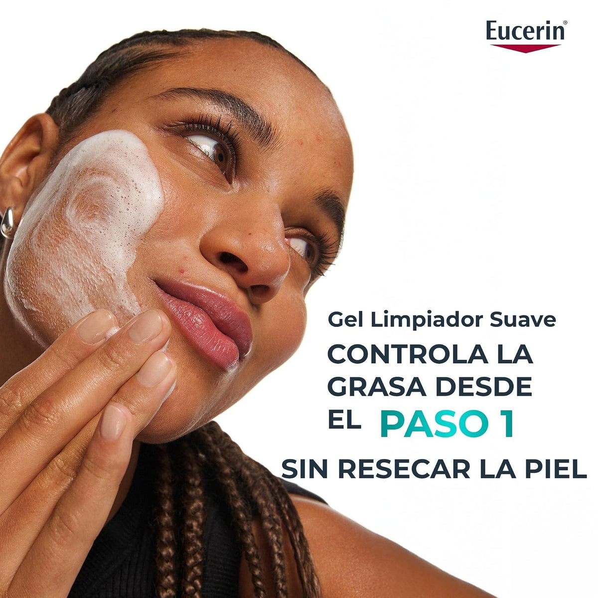 Eucerin Dermopure Gel Limpiador Facial, 200 Ml
