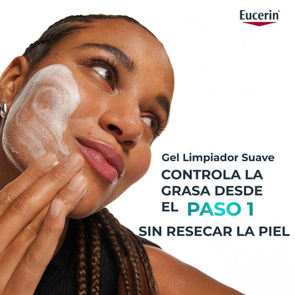 Eucerin Dermopure Gel Limpiador Facial, 200 Ml