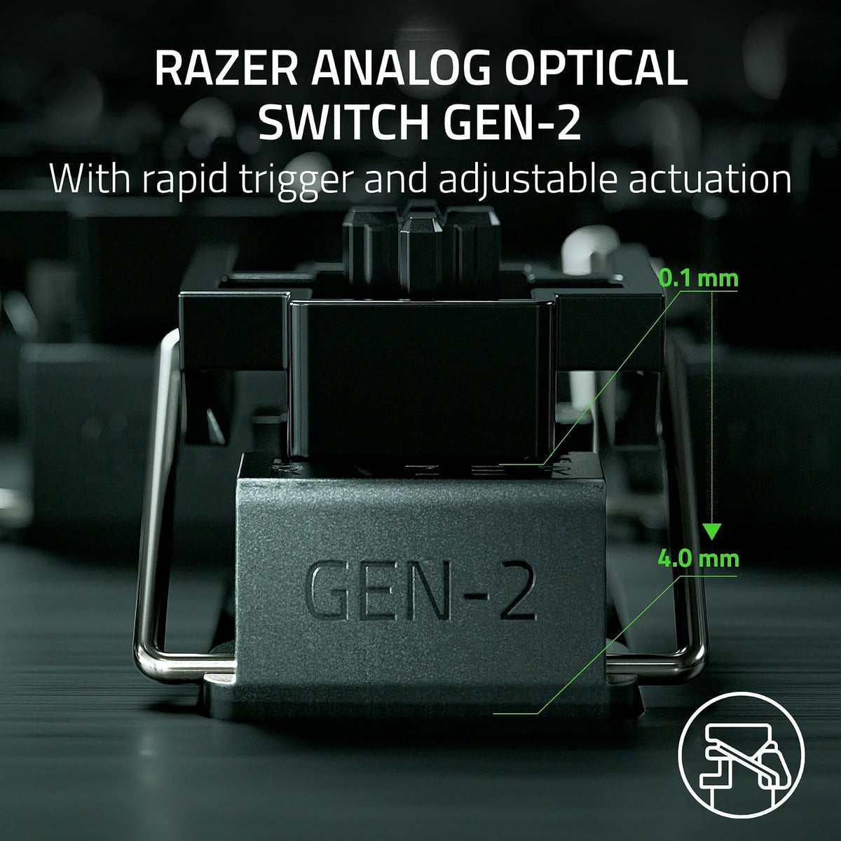 Razer Huntsman V3 Pro TKL Esports Gaming Keyboard: Analog Optical Switches Snap Tap - Rapid Trigger - Adjustable Actuation - Media Keys & Dial - PBT Keycaps - Counter-Strike 2 Edition