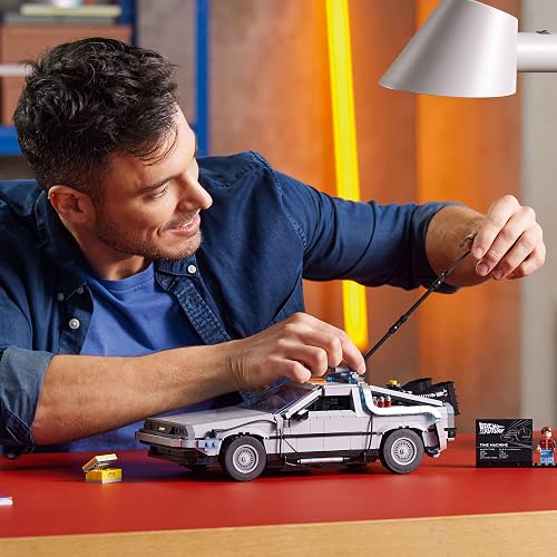 Lego - MÁQUINA del Tiempo Regreso AL Futuro Delorean