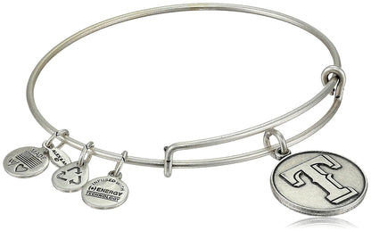 Alex and Ani Pulsera de alambre extensible con logotipo deportivo de la Liga Mayor de Béisbol, 19,7 cm