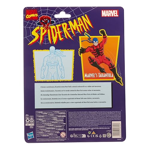 Marvel Legends Series Marvel'S Tarántula, Spider-Man Legends - Figuras de acción coleccionables de 6 Pulgadas