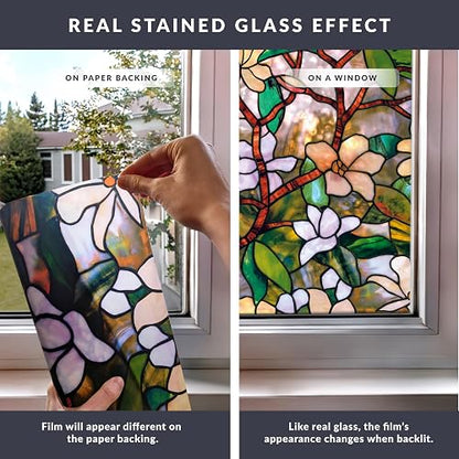 Artscape 01-0113- Magnolia Window Film, 24" x 36"