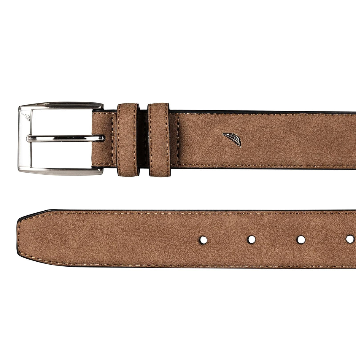 Nautica Casual Leather Belt | Everyday | Classic | Pants | Jeans | Khakis | Chinos | Metal Buckle Cinturón Hombre