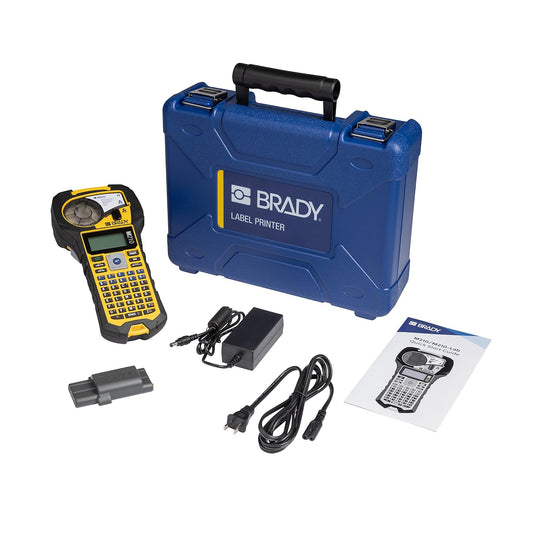 Brady M210 Kit de Impresora de Etiquetas portátil (M210-KIT), Amarillo/Negro