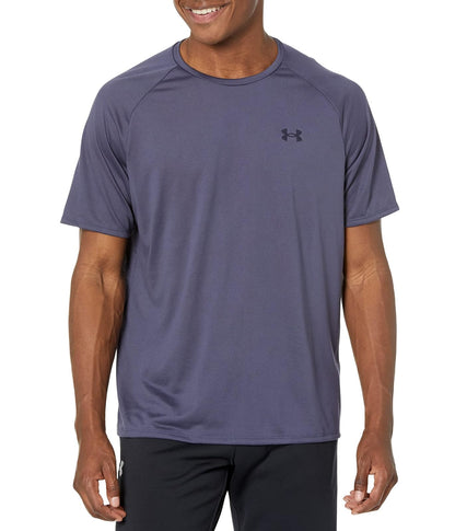 Under Armour Tech 2.0 Playera de Entrenamiento para Hombre - (558) Acero Templado - Azul Marino Medianoche - XS - Sólido