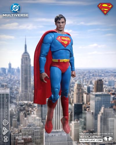 Mcfarlane DC Theatrical Deluxe: Superman 1978 - Superman 7 Pulgadas | Superman, 7 pulgadas, figura de acción