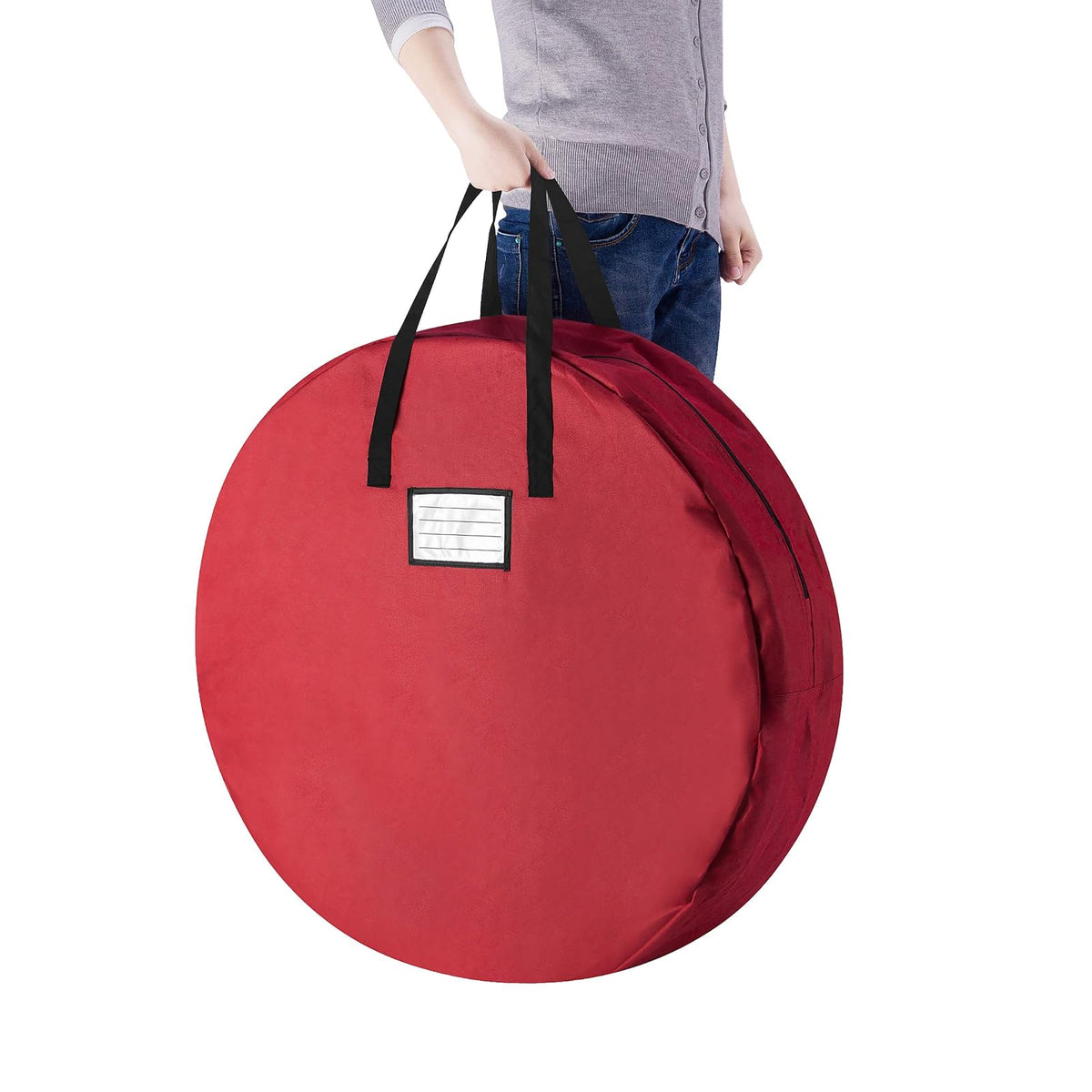 TINY TIM TOTES 5704 24 Bolsa de Almacenamiento para guirnaldas Artificiales, Rojo, Rojo, 76.2 cm, 1