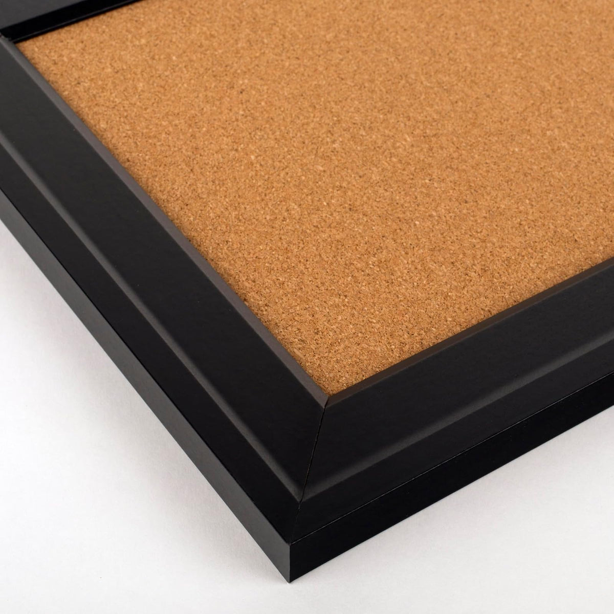 Quartet Home Decor 79281 Tablero para anuncions de corcho natural, Marco negro,11" x 17"