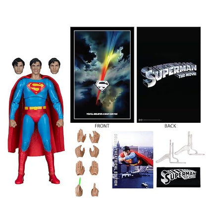 Mcfarlane DC Theatrical Deluxe: Superman 1978 - Superman 7 Pulgadas | Superman, 7 pulgadas, figura de acción