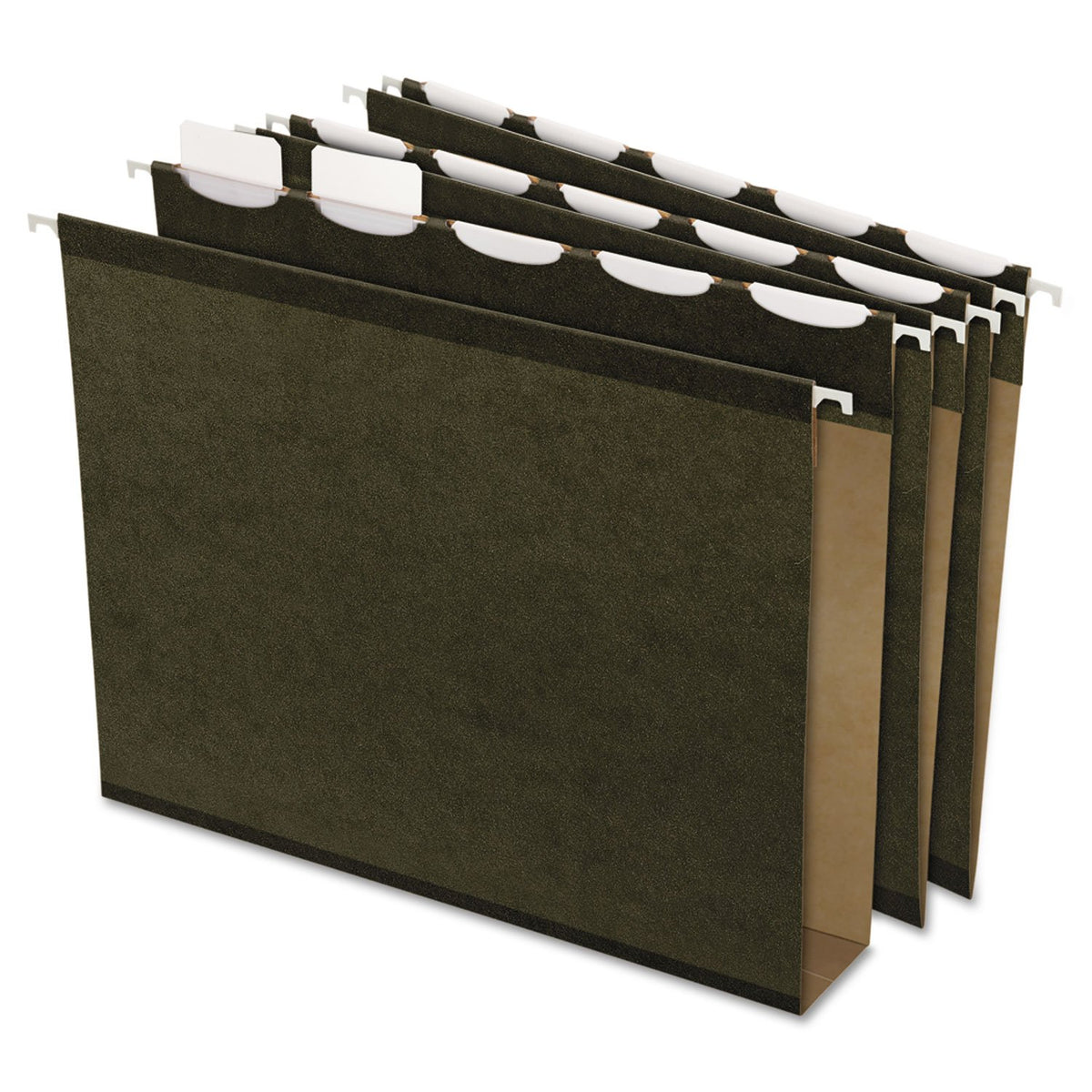 Pendaflex 42701 - Carpetas de archivo para colgar, tamaño carta, color verde estándar, 5 pestañas, 20/BX