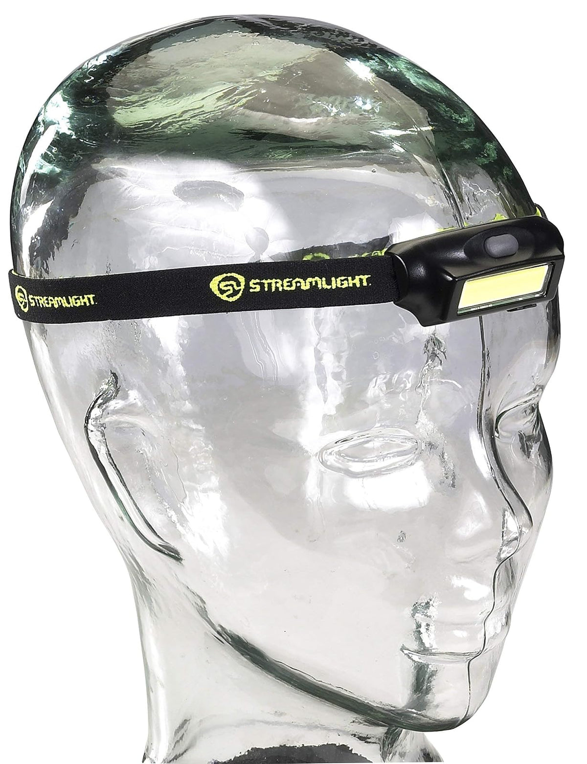 Streamlight 61702 Bandit 180-Lúmenes LED Linterna Frontal Recargable USB con Clip para Gorro y Correa, Negra