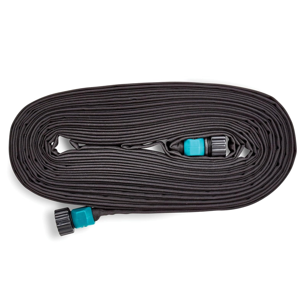 Gilmour Manguera y Montaje, Flat Soaker Hose, 25 Foot | Manguera de riego por goteo para camas de jardín, jardines de verduras y huertos, 80% de ahorro de agua, flexible