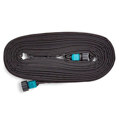 Gilmour Manguera y Montaje, Flat Soaker Hose, 25 Foot | Manguera de riego por goteo para camas de jardín, jardines de verduras y huertos, 80% de ahorro de agua, flexible