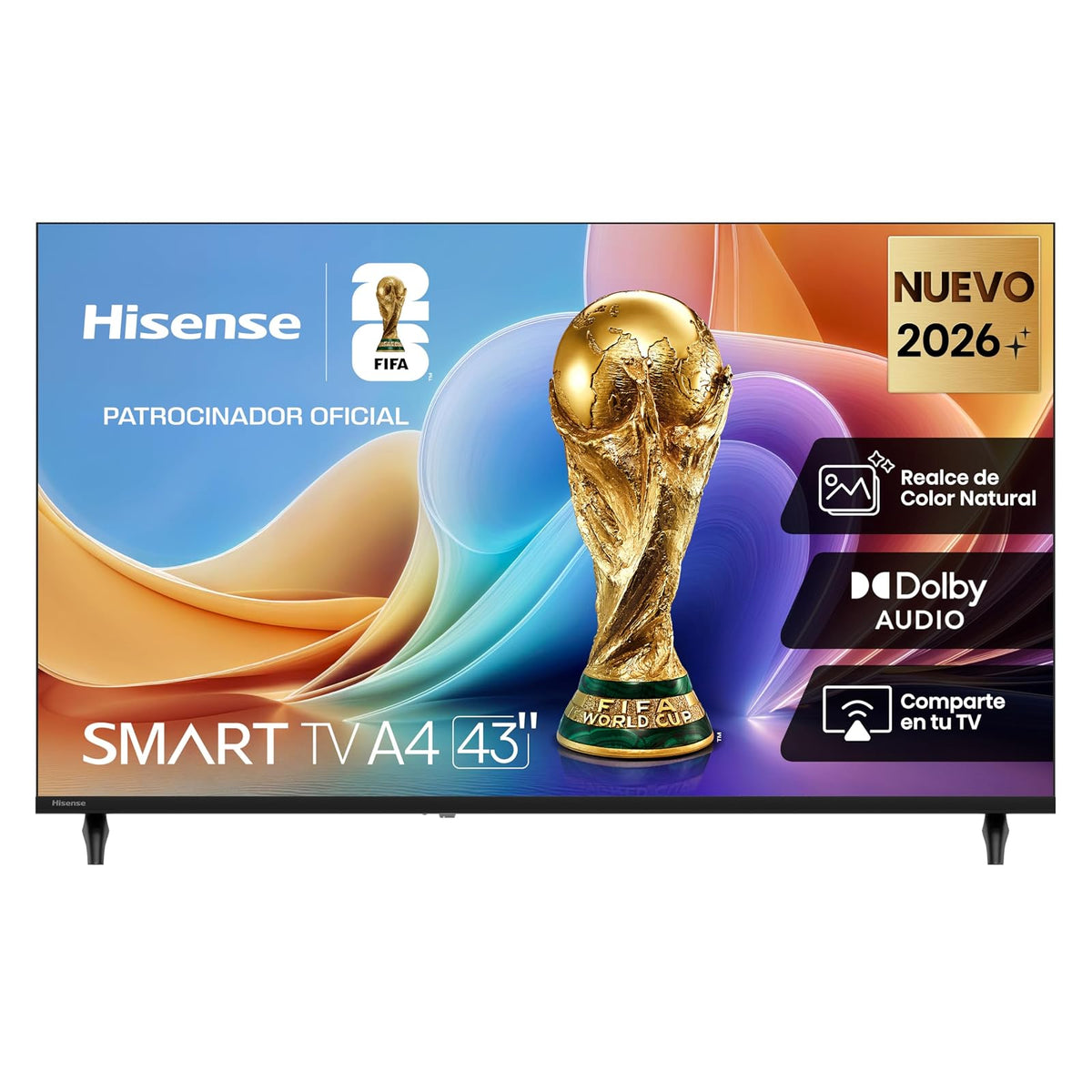 Hisense A65N Smart TV 4K de 43 Pulgadas - Vidaa - 43" - 4