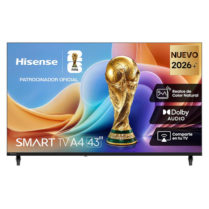 Hisense A65N Smart TV 4K de 43 Pulgadas - Vidaa - 43" - 4