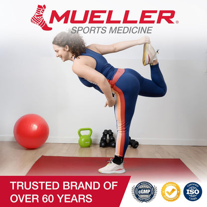 Mueller Estabilizador De Tobillo Ajustable | Negro, Talla Única
