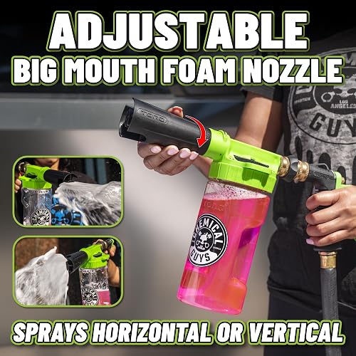 Chemical Guys HOL148 Kit de 10 Piezas para el Lavado de Automóviles - Pistola de Espuma, Cubo, (4) Toallas, manopla de Lavado y (3) Productos químicos de Limpieza de 16 oz.