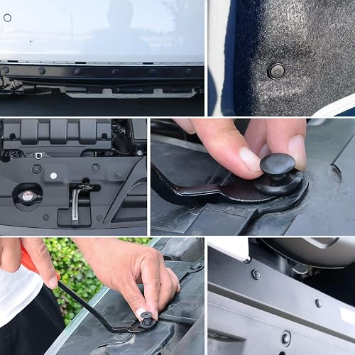 Nilight 120 Clips de Retención y Removedor, 6.3 mm, 8 mm, 9 mm, 10 mm, para GM, Ford, Toyota, Honda