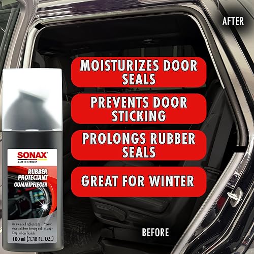 Sonax 03401000 GummiPfleger - Protector de Caucho, 33 onzas líquidas, Color Negro
