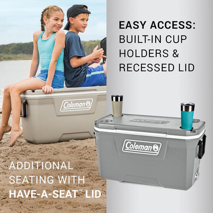 Coleman Ice Chest | Coleman 316 Series - Enfriadores Duros con Ruedas