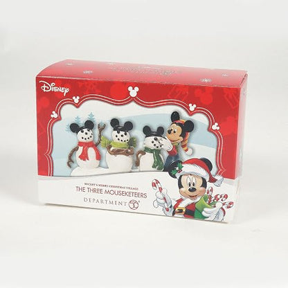 Department 56 811289 Disney Village Accessory Figurine, The 3 Mouseketeers