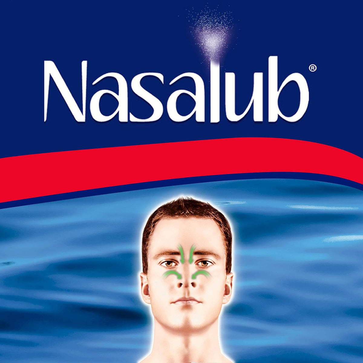NASALUB MAX Spray de Agua de Mar, Humectación e higiene nasal efectiva para toda la familia, Frasco con 100ml