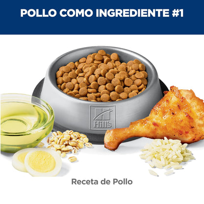 Hill's Science Diet Croquetas para Gato con Piel Y Estomago Sensible 7Kg | Croquetas Hill's para gato, pollo real, piel y estómago sensible, alta digestibilidad, barrera cutánea sana