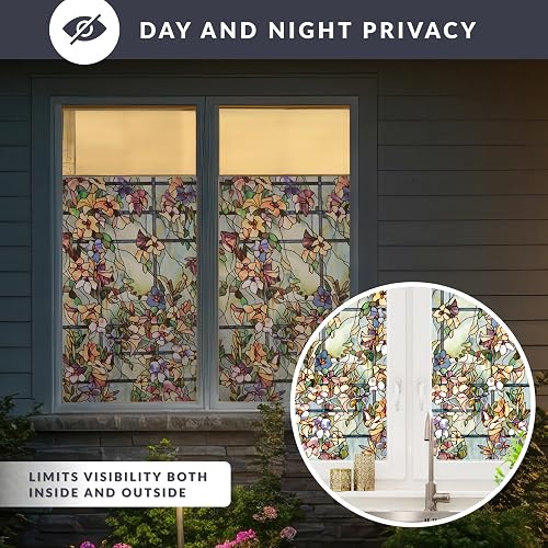 ARTSCAPE Trellis Window Film, 24" x 36", Multicolor