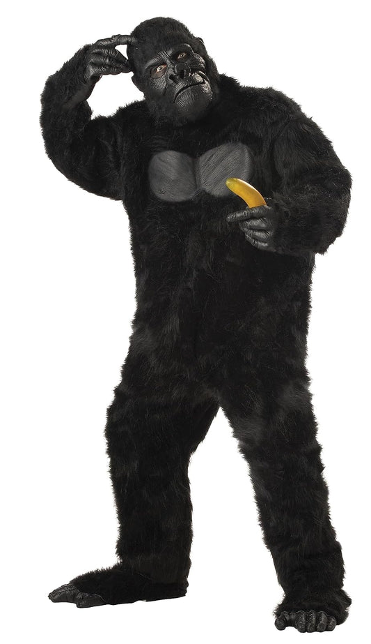 California Costumes - Disfraz estándar de gorila para hombre adulto, negro