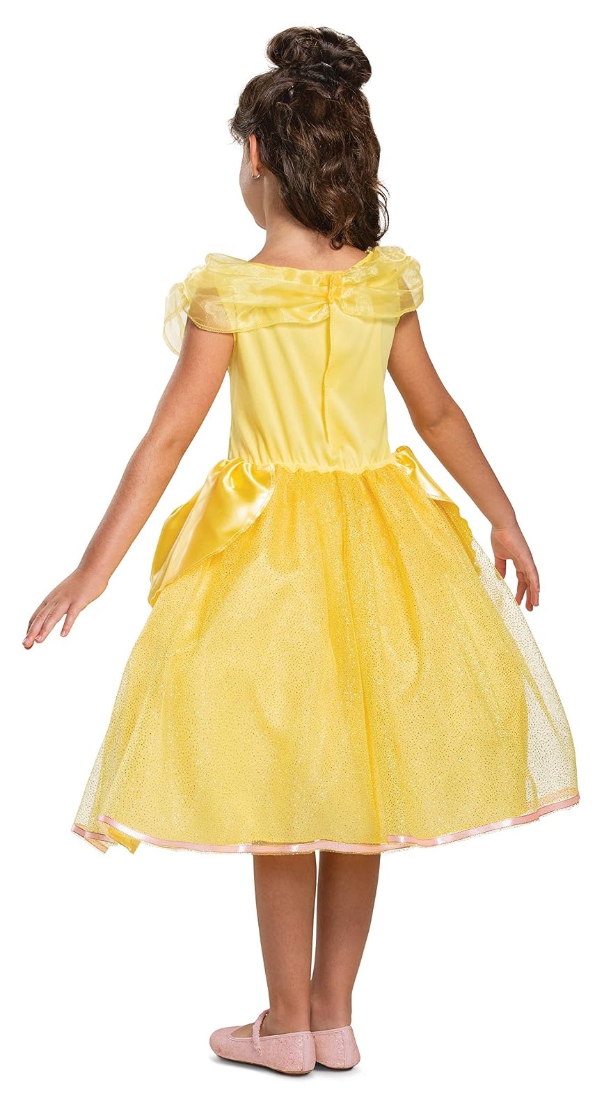 Belle Classic Disney Princess - Disfraz de Princesa para niñas, Amarillo, XS (3T-4T)