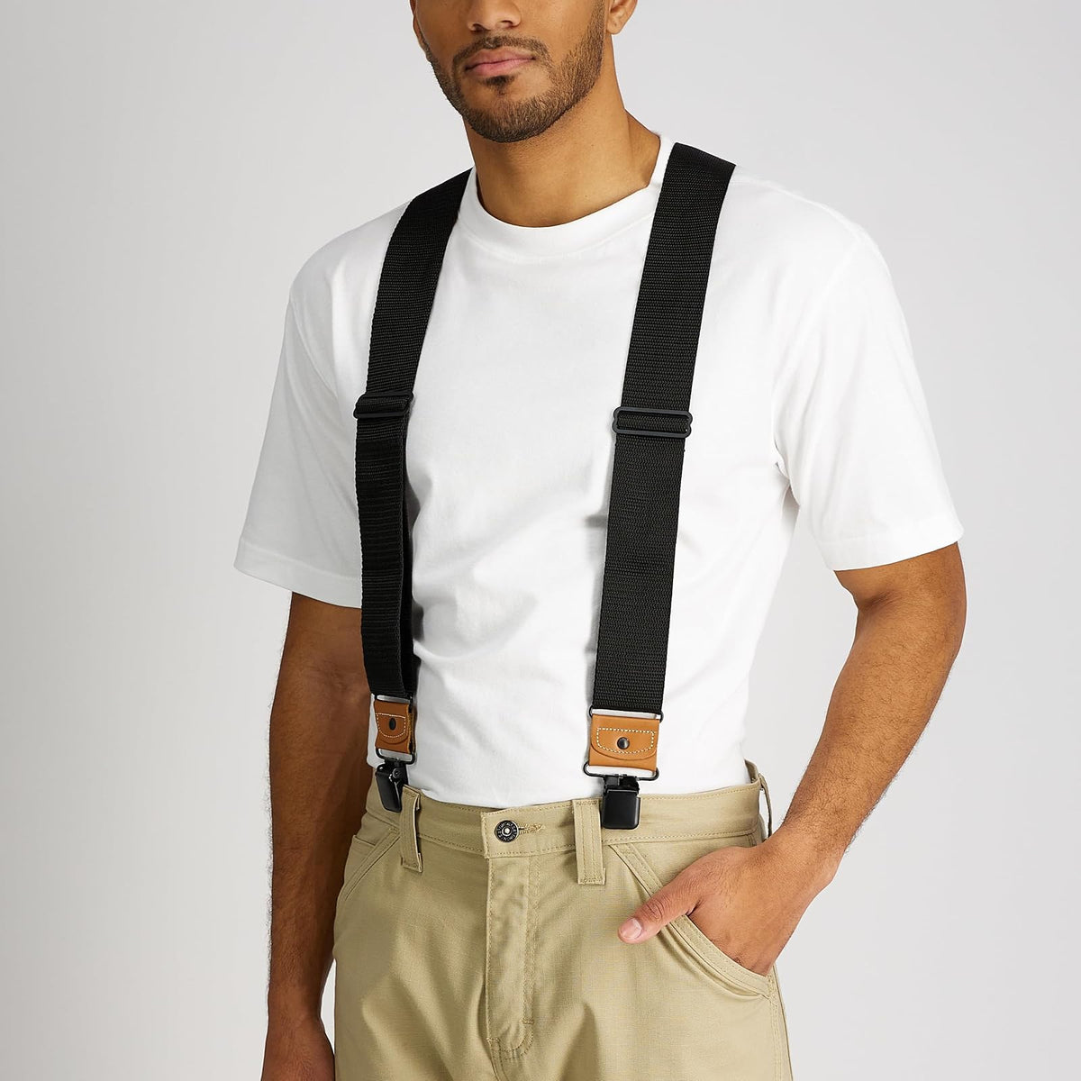 Dickies Tirantes de resistencia industrial Suspensores para para hombre