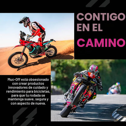 Muc-Off 667US Limpiador Nano-Tech para Motocicleta 5 L, Biodegradable, Rosa | Fórmula alcalina, segura en fibra de carbono, metal anodizado, sellos y rotores de disco, para todoterreno y desplazamiento