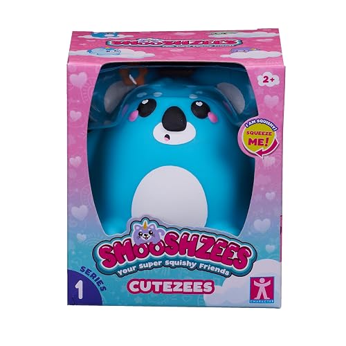 Smooshzees Cutezees Bambo, Koala Azul, Personajes coleccionables, supersuaves, adorables y esponjosos
