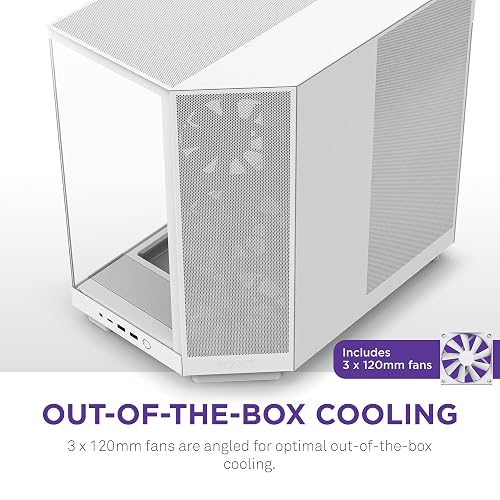 NZXT Gab H6 Flow Blanco ATX