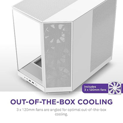 NZXT Gab H6 Flow Blanco ATX
