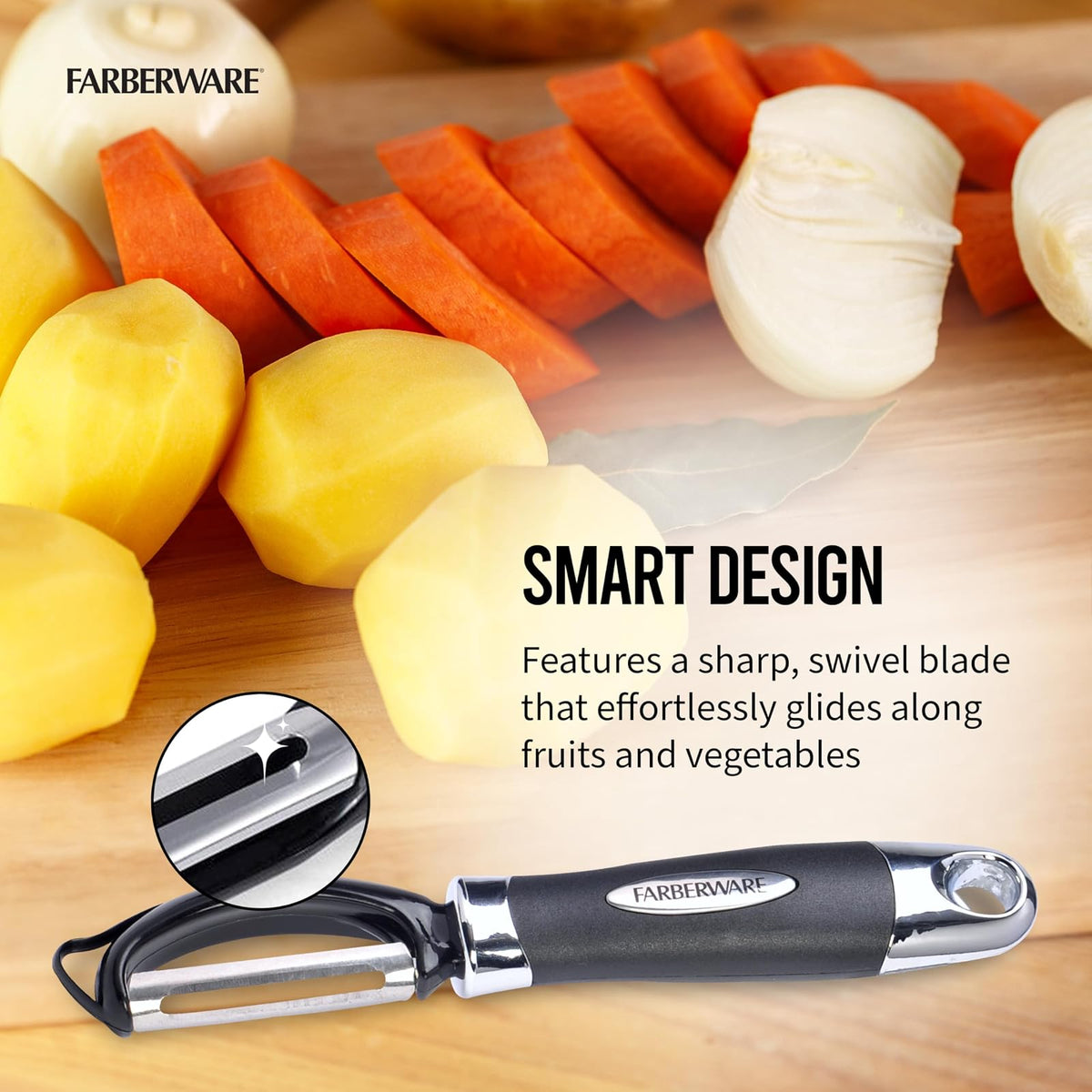 Farberware Euro Peeler (negro)
