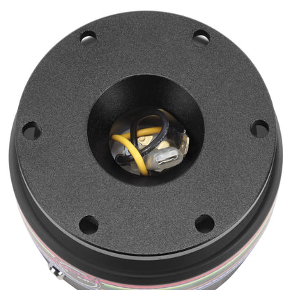 NRG Innovations NRG-SRK-200BK-MEXICALI Gen 2.0 Adaptador de Liberación Rápida para Volante, 6 Orificios, Cuerpo Negro/Anillo Mexicali