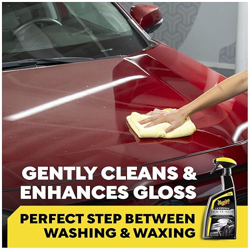 Meguiar's Ultimate Quik Detailer en Spray para Automóvil, Negro, 24 oz, G201024