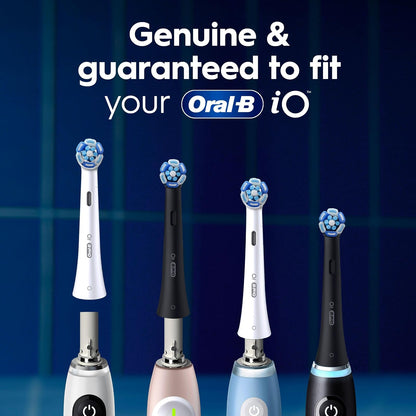 Oral-B iO Ultimate Clean Cabezales de cepillo de repuesto, negro, 2 unidades