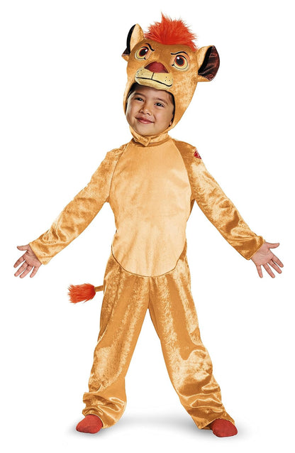 Disguise - Disfraz de Disney Junior Kion León Guard para niños pequeños, color naranja, L (4-6)