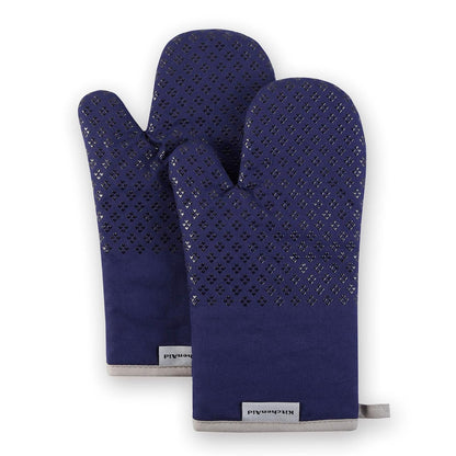 KitchenAid Manoplas de Horno Asteroide, 2 Piezas - 7"x12.5" - Azul cobalto