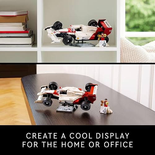 LEGO Icons McLaren MP4/4 y Ayrton Senna Modelo de Auto para Adultos 10330