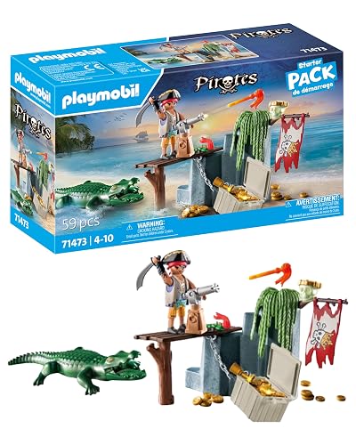 Playmobil 71473 Pirata con caimán
