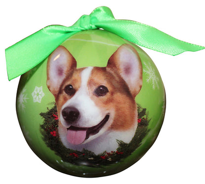 E&S Pets Bola de Navidad de Corgi galés a Prueba de roturas