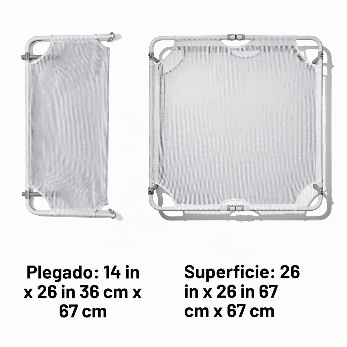 OXO 1327780 Secador para Ropa Plegable, Blanco, 66 x 36 cm | OXO Good Grips - Estante de secado plano para suéteres