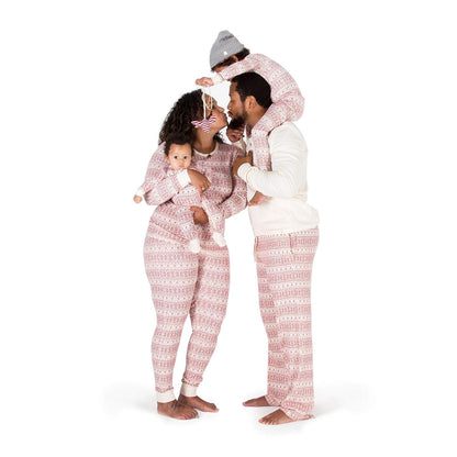 Burt's Bees Baby Big Kids Fair Isle tee & Pant Set PlayeraUnisex Adulto