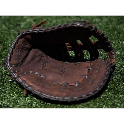 Rawlings | Guante de béisbol Preferido para Jugadores de Primera Base, Tiro para Mano Izquierda, 12.5 Pulgadas, Banda Doble de Barra de un Solo Poste