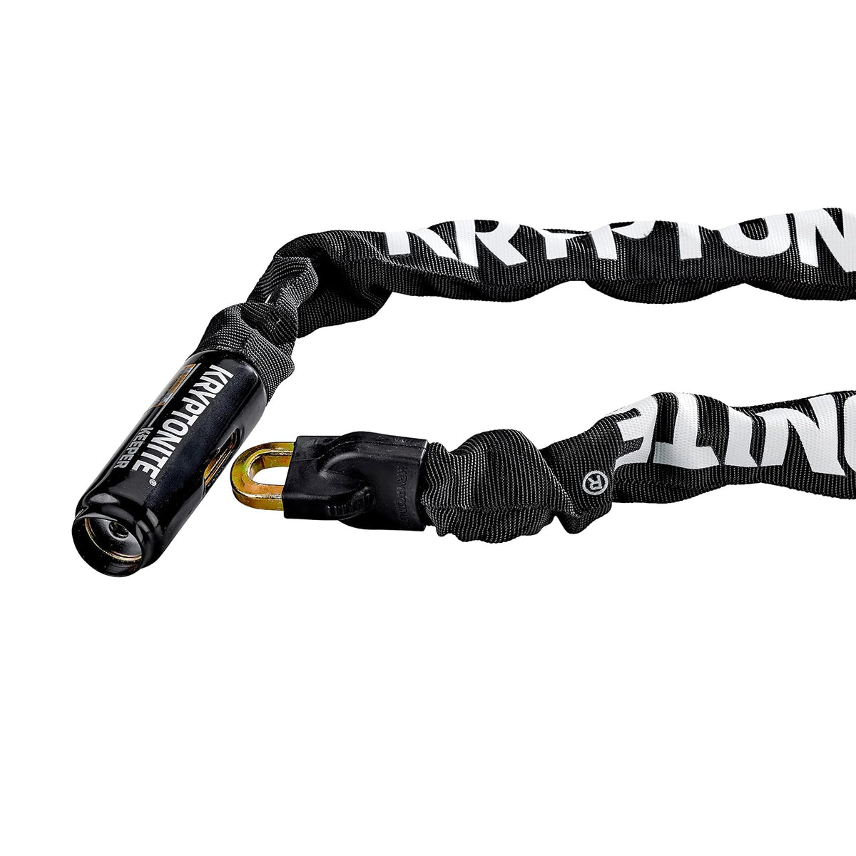 Kryptonite Keeper 712 Candado con Cadena 1.2 m, Negro