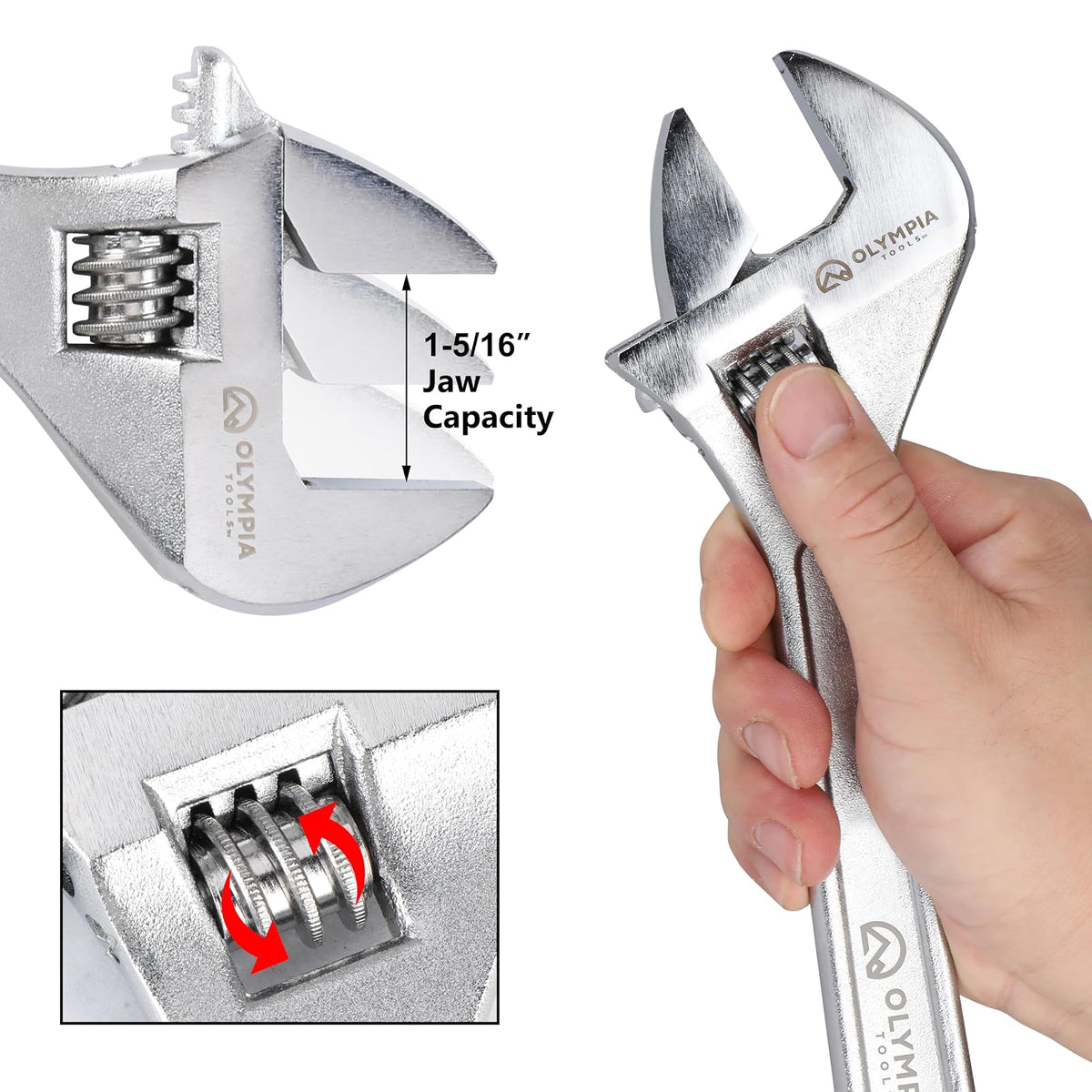 Olympia herramientas llave inglesa ajustable